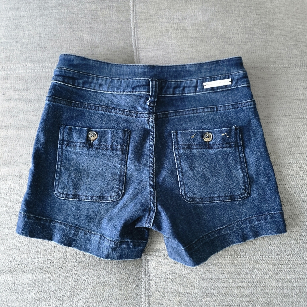 Pilcro by Anthropologie High Rise Slim Denim Shorts Sz 25 - Picture 4 of 4
